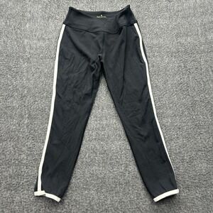 Kate Spade Beyond Yoga Leggings Womens Small Cropped Striped Black